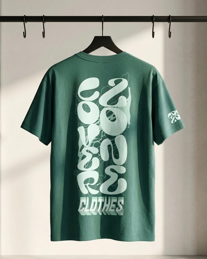 Le tee-shirt chill - vert combo