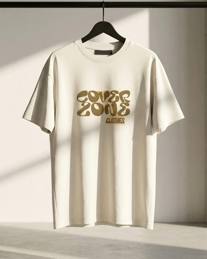 Le tee-shirt chill - beige/brun